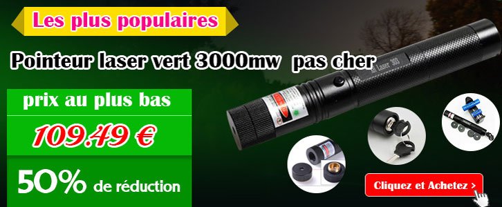 pointeur laser 3W pas cher